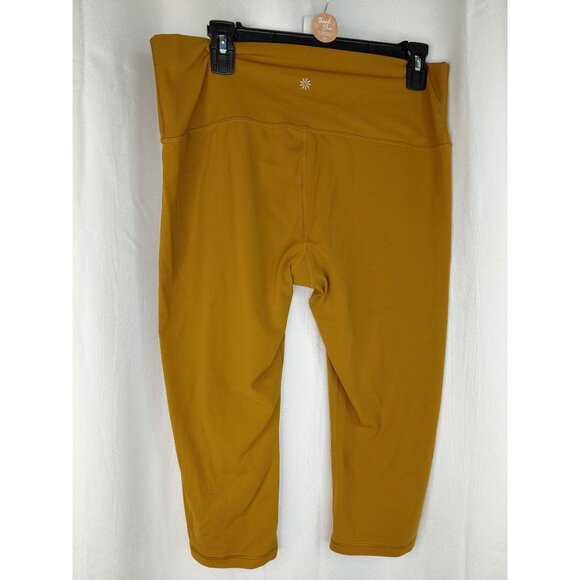 Athleta Transcend Capri Leggings 2X Brown - Picture 7 of 11